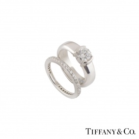 Tiffany & Co. Platinum Diamond?Etoile?& Legacy Bridal Set